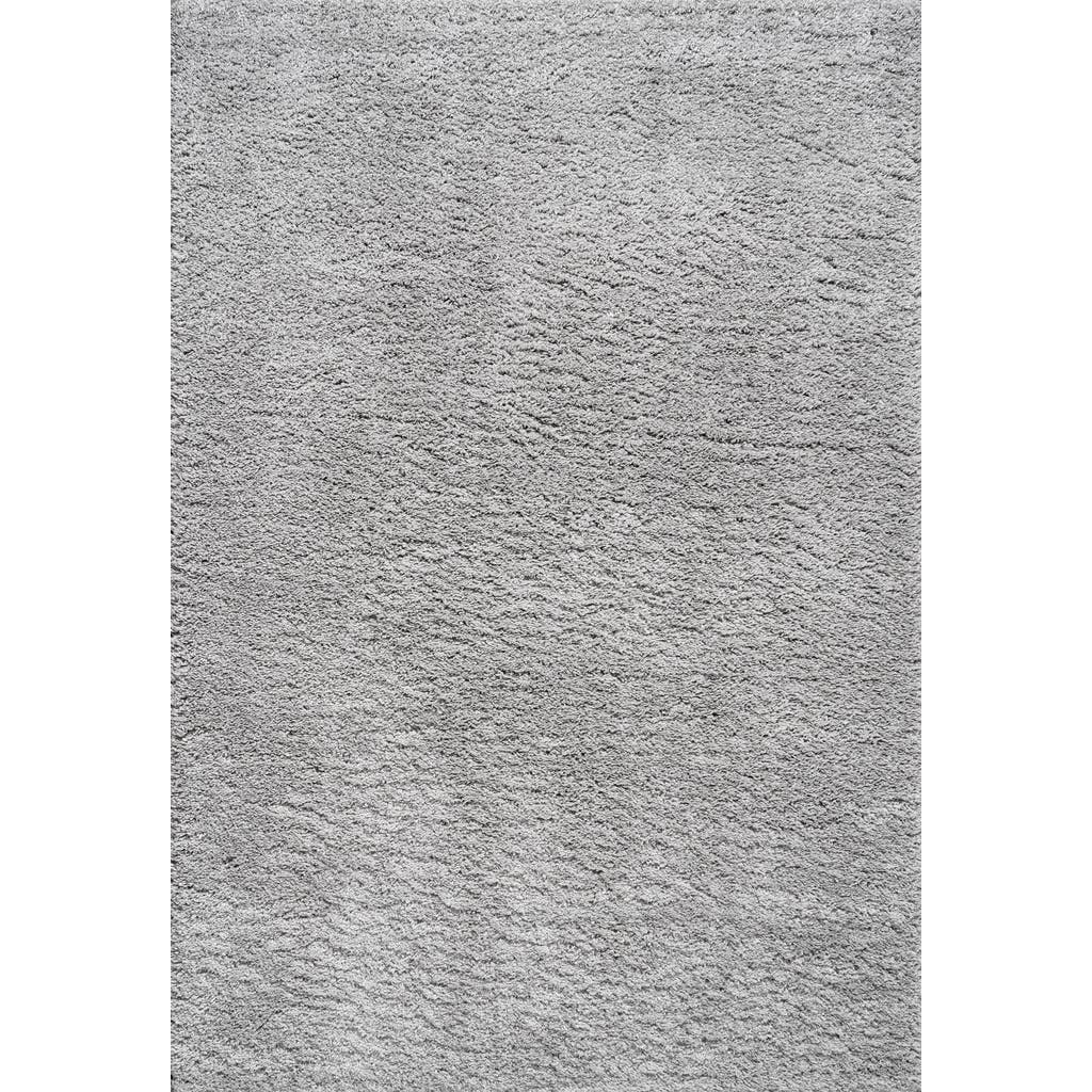 Jonathan Y Groovy Solid Shag Area Rug In Gray