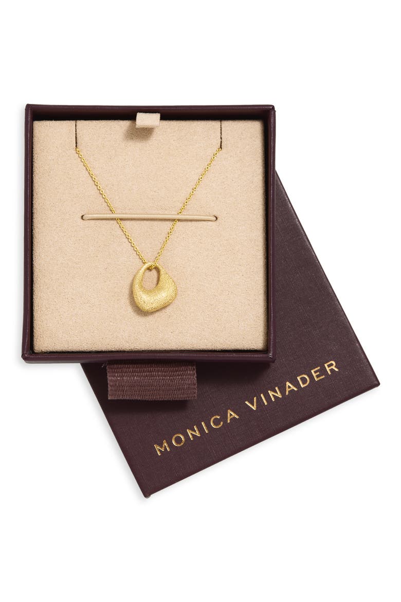Antica Texture Pendant Necklace, Alternate, color, 18CT GOLD VERMEIL