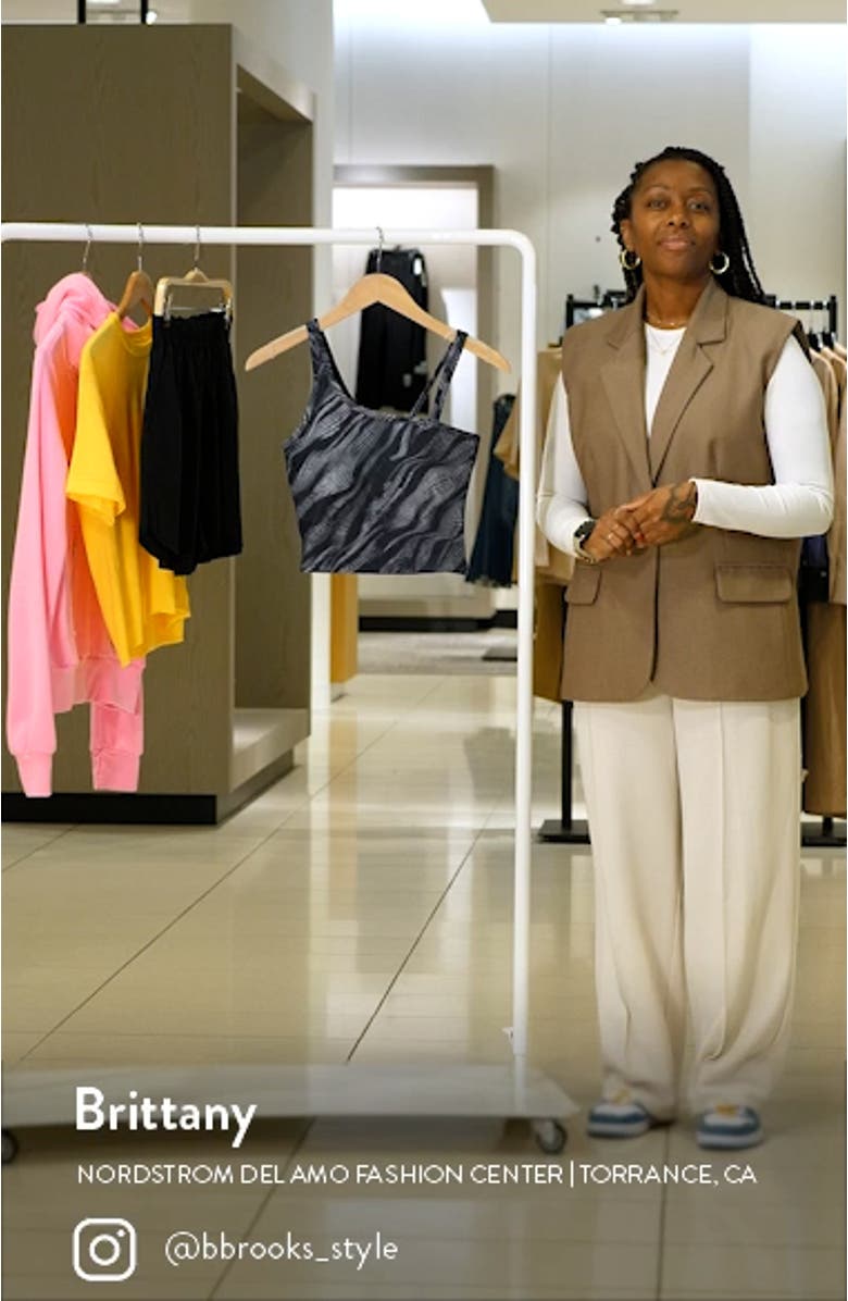 Strength Crop Asymmetric Tank, sales video thumbnail