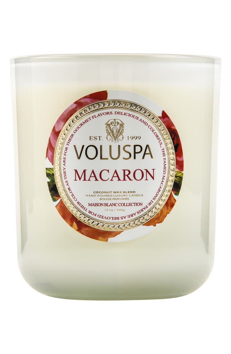 Voluspa Maison Blanc Macaron Classic Maison Candle, Main, color, 