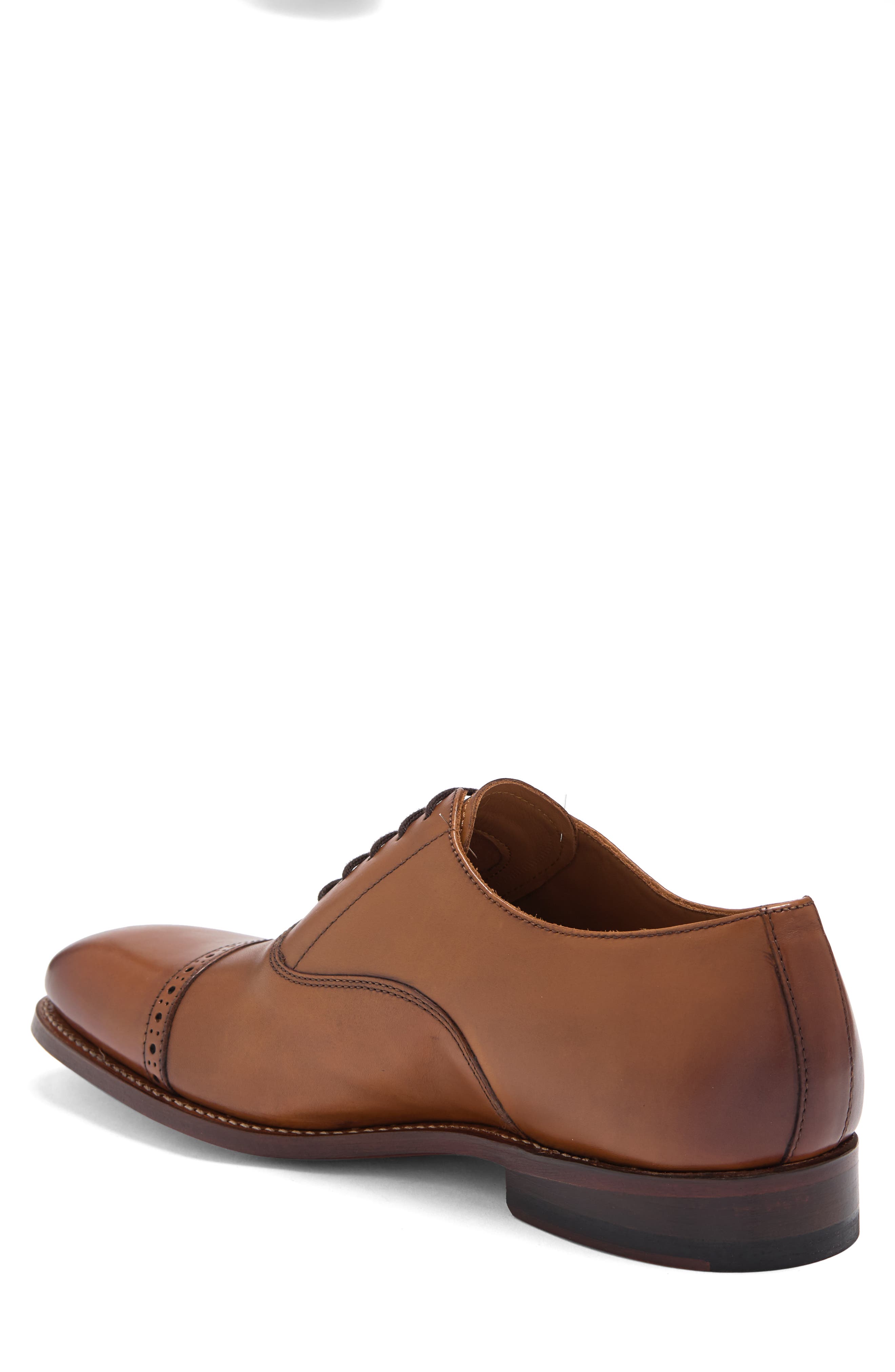 Brady Cap Toe Oxford, Alternate, color, WALNUT