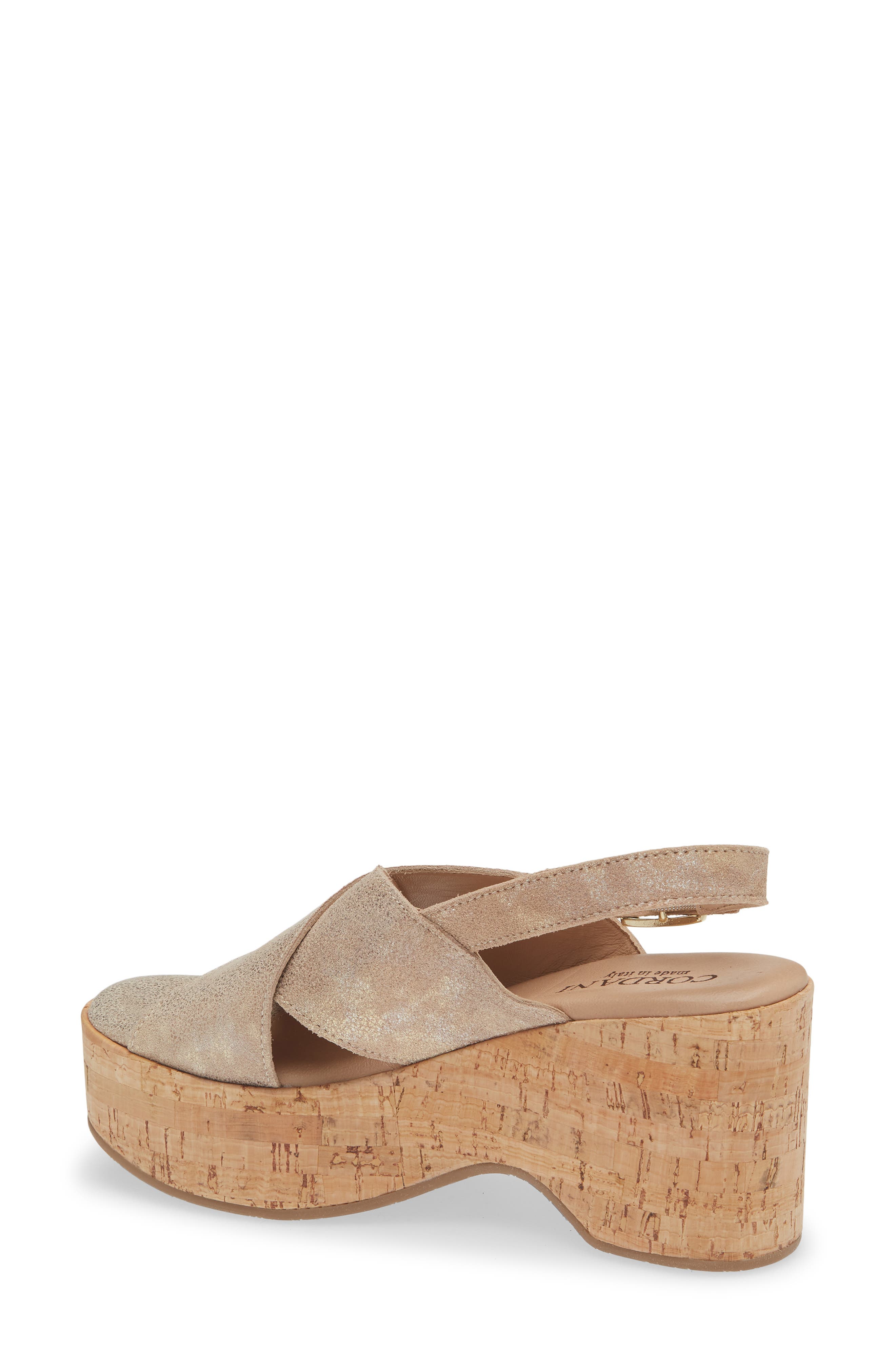 Jovi Slingback Platform Sandal, Alternate, color, GRANITO CORDA