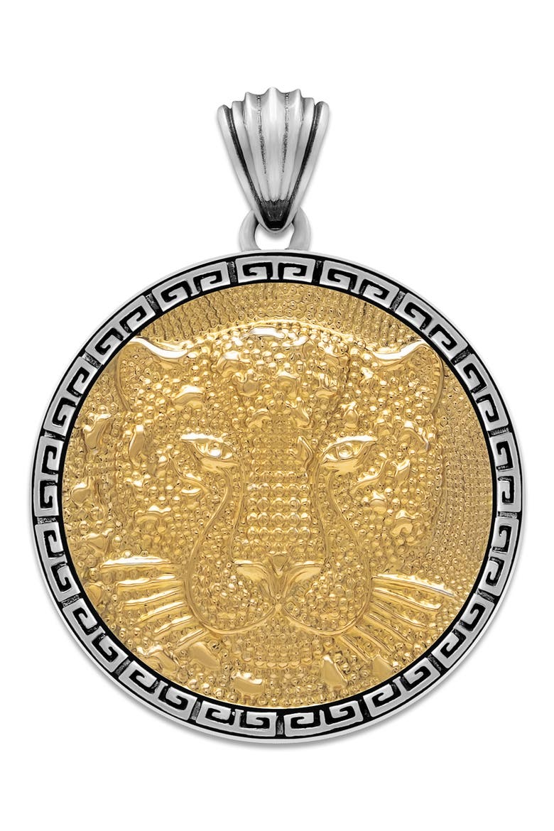 Leopard Pendant, Main, color, SILVER AND GOLD