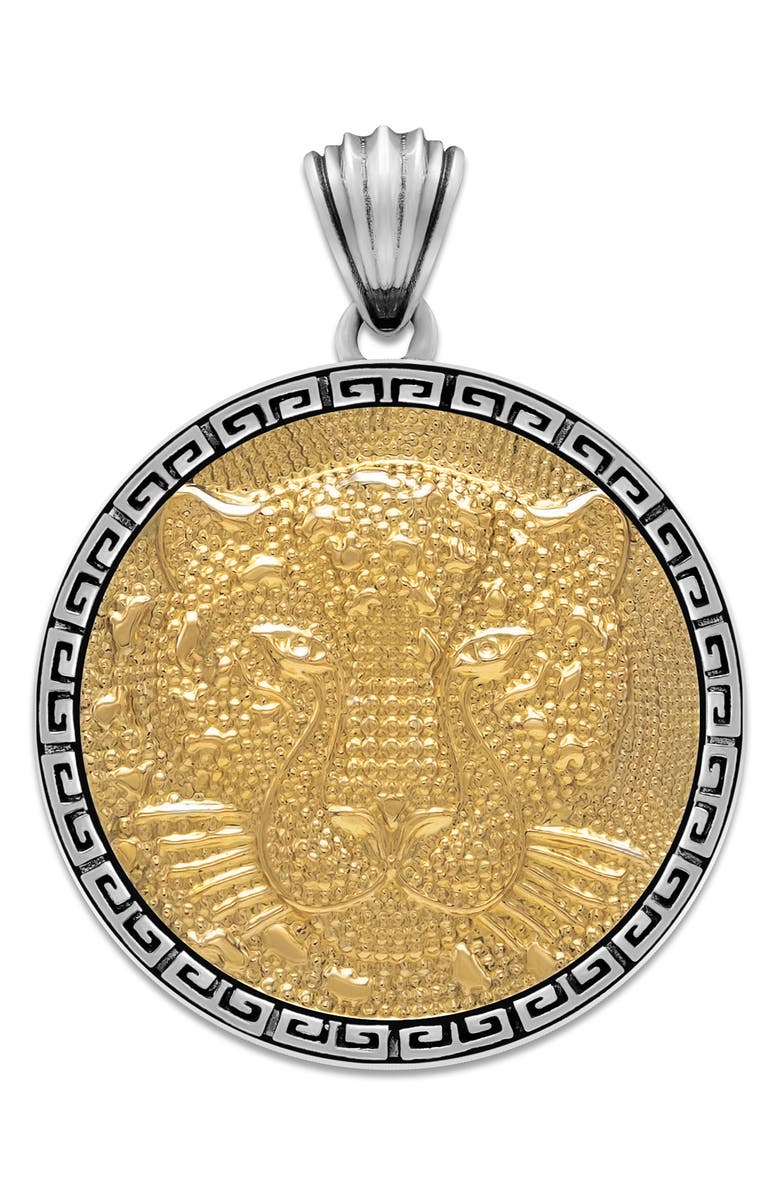 SAMUEL B. Leopard Pendant, Main, color, Silver And Gold