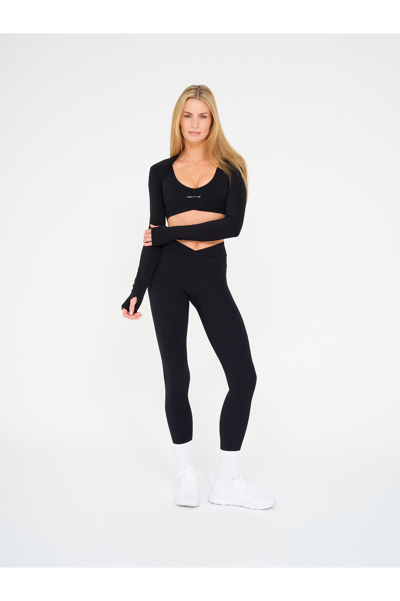 Shrug With Thumbhole, Alternate, color, Black