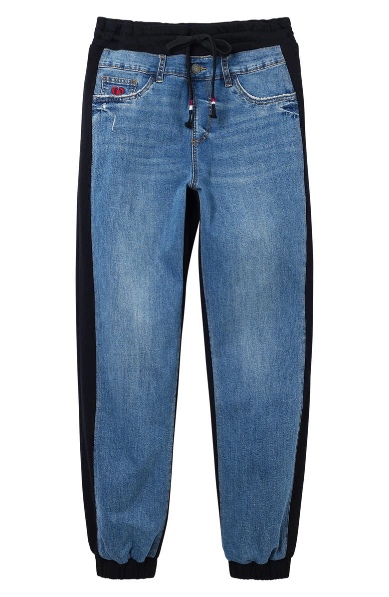Desigual Contrast Jogger Jeans, Alternate, color, 