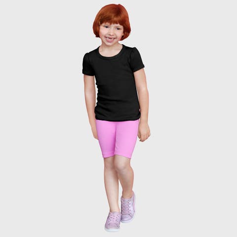Girls 100% Cotton Short Sleeve Puff Classic Fit Tee (Toddler/Kids)