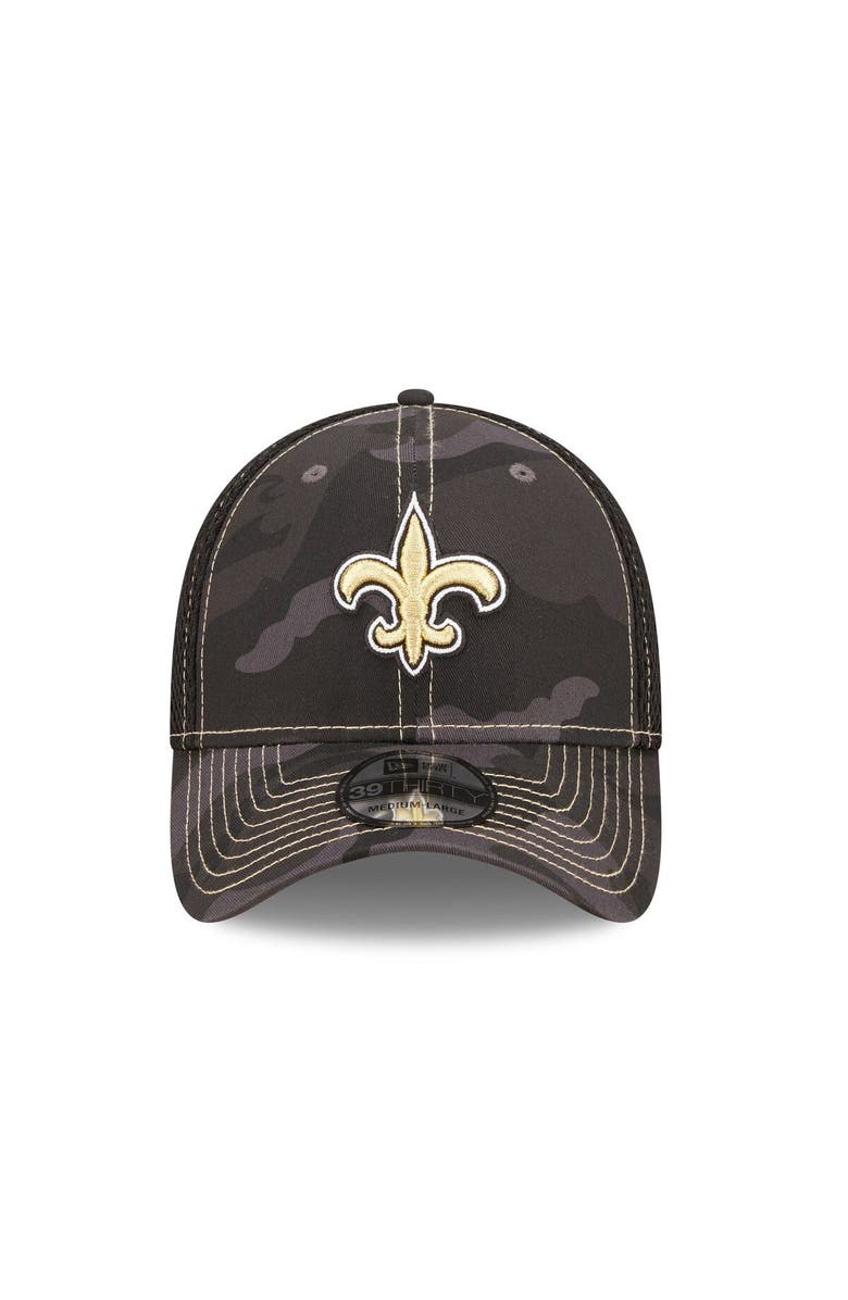 New Era Men's New Era Camo/Black New Orleans Saints  Logo Neo 39THIRTY Flex Hat, Alternate, color, 
