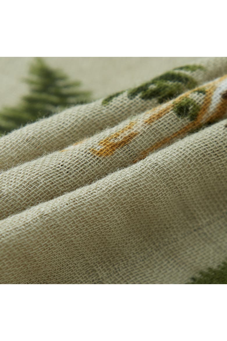 Organic Cotton Crib Sheet, Alternate, color, Forest Party
