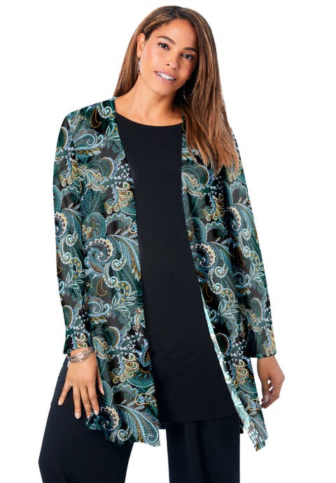 Everyday Stretch Knit Open Front Cardigan (Plus Available)