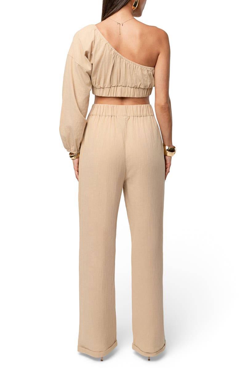 JLUXLABEL Coastal Tide Top & Pants, Alternate, color, Beige