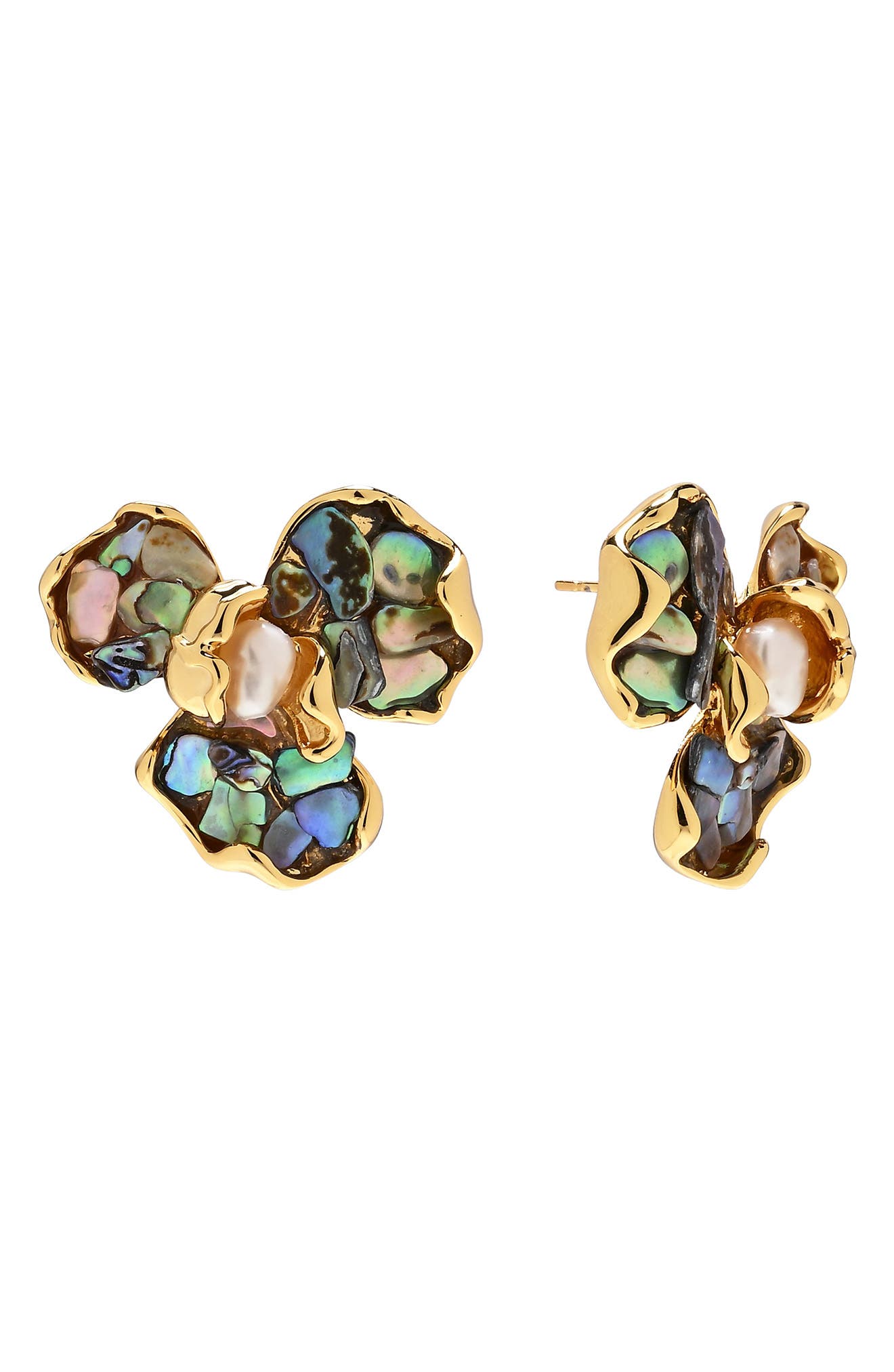 EYE CANDY LOS ANGELES Mabel Flower Stud Earrings