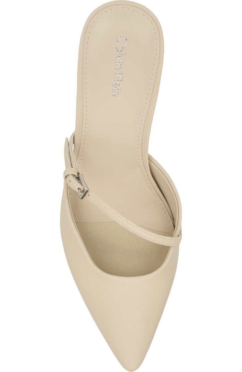 Calvin Klein Jansy Pointed Toe Mule, Alternate, color, Natural