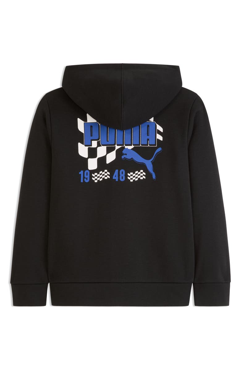 PUMA Kids' Speed Squad Pack Cotton Blend Fleece Zip Hoodie, Alternate, color, Black