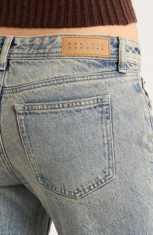 Pacsun Jade Low Rise Bootcut Jeans In Blue