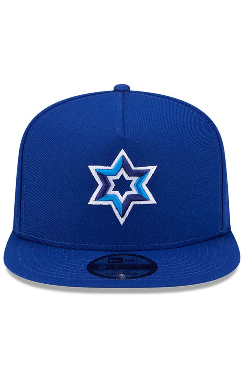 New Era Men's New Era  Blue Israel Baseball 2026 World Baseball Classic 9FIFTY A-Frame Snapback Hat, Alternate, color, Blue