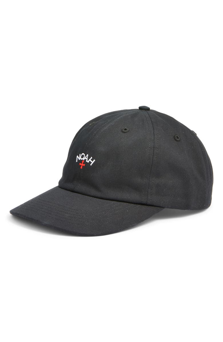 Noah Core Logo Baseball Cap, Main, color, Black