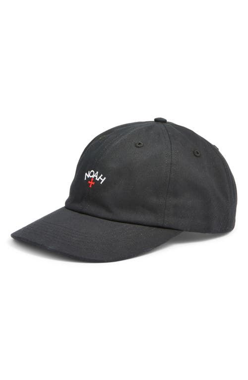 Noah Core Logo Baseball Cap In Black