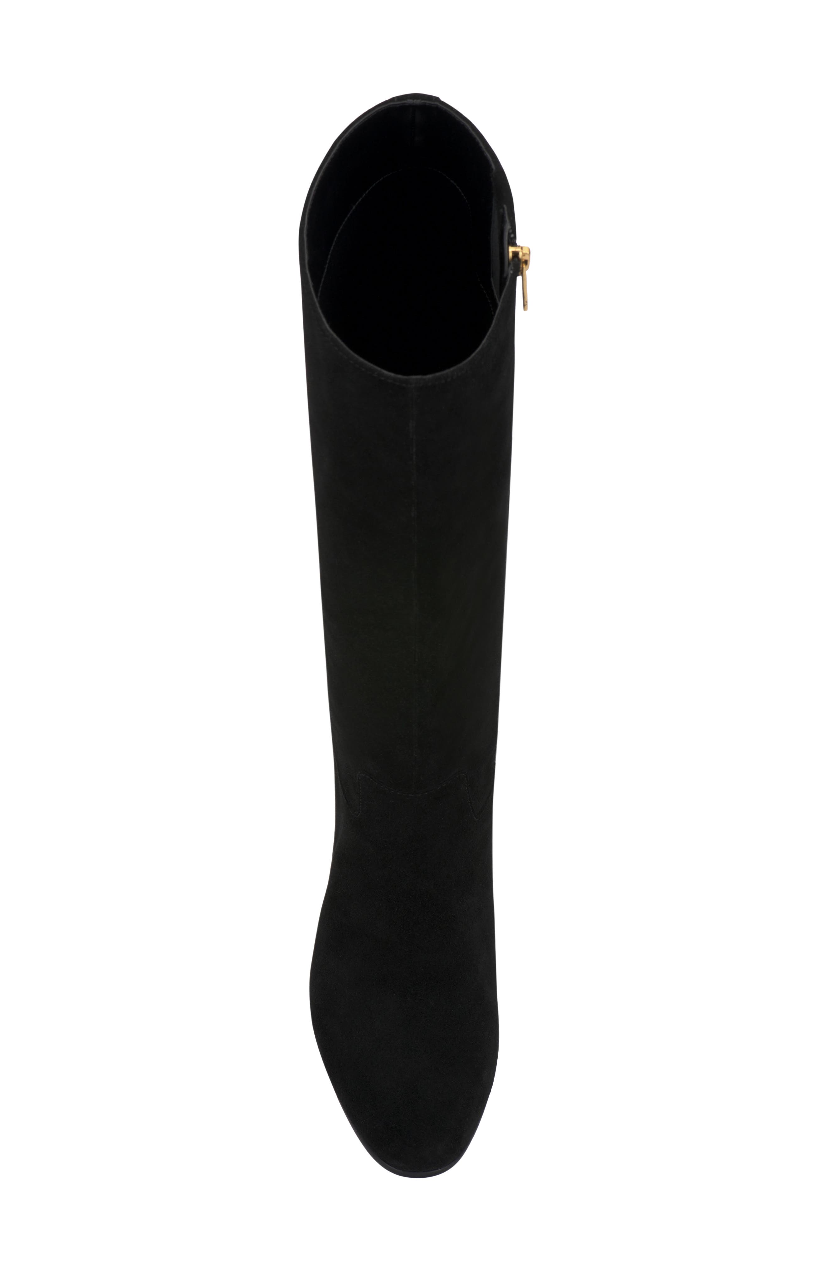 Pazzla Leather Knee High Boot, Alternate, color, BLACK