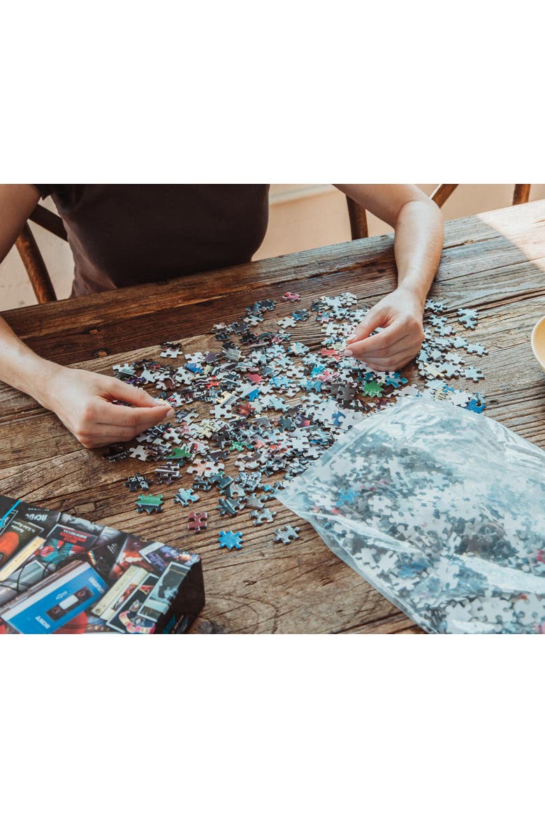 80s Cassette Music Hits 1000-Piece Jigsaw Puzzle | Toynk Exclusive, Alternate, color, Multi-Color