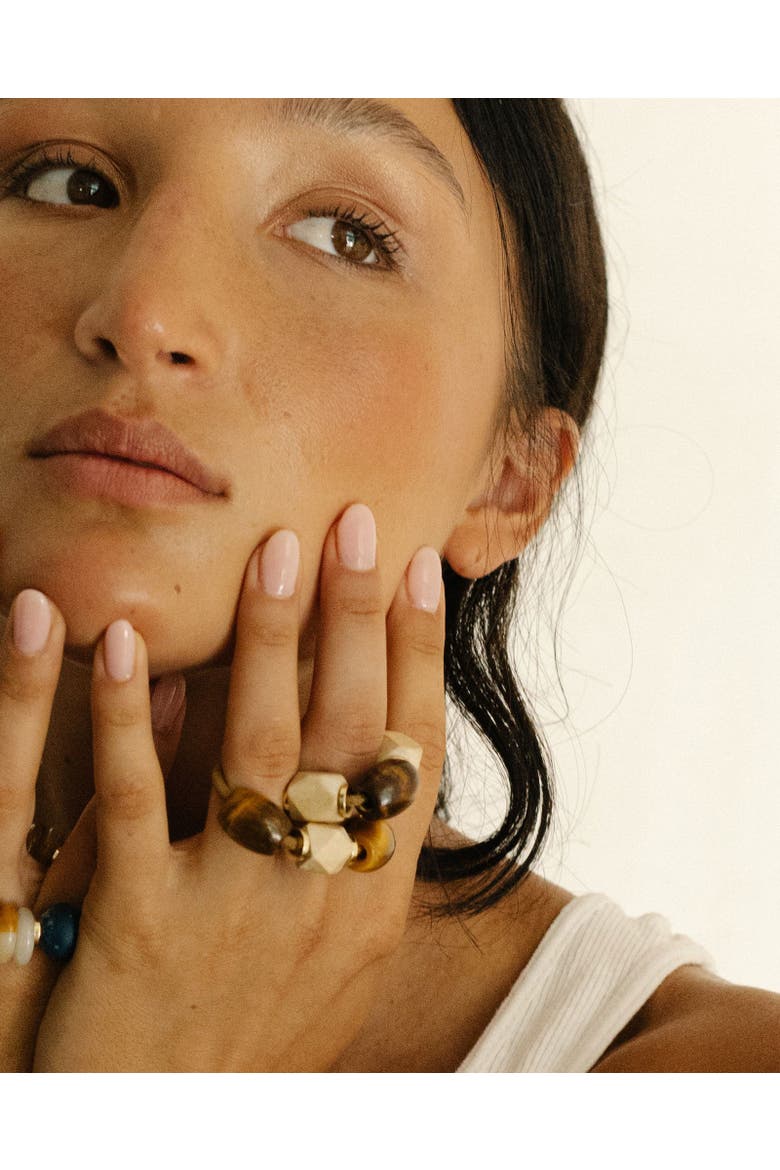 Oriel Capsule Bracelet Hairties, Alternate, color, Tiger's Eye