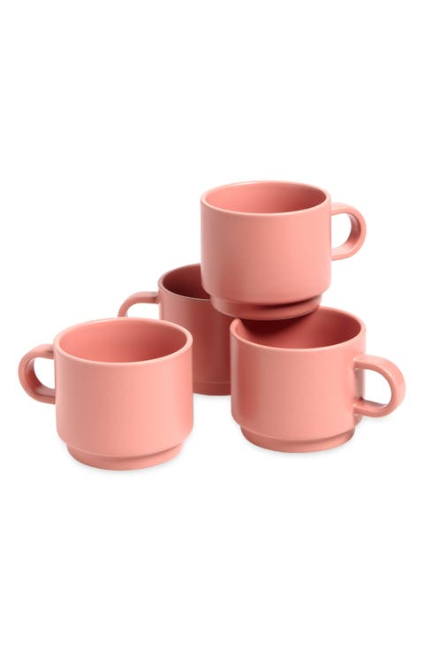 Set of 4 Neu Stoneware Mugs