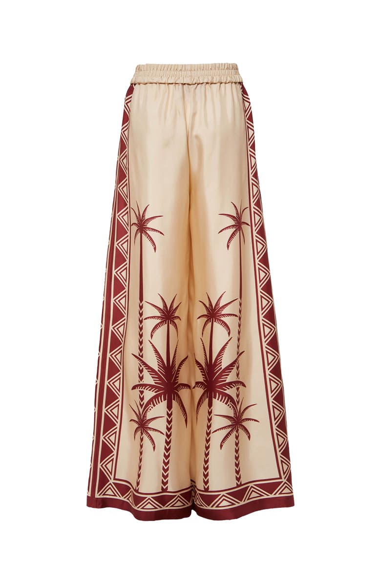 La DoubleJ Palazzo Pants Placée Date Palms Ivory, Alternate, color, Date Palms Placée Ivory