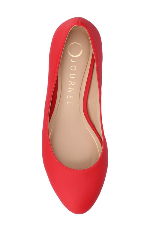 Journee Collection Journee Womens Saarii Wide Width Pumps In Red