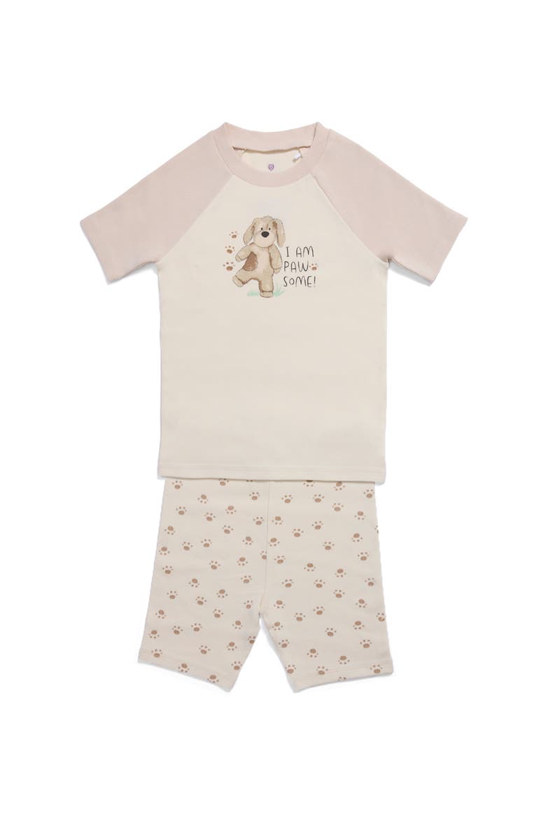 Puppy Shorties PJ Set, Main, color, Puppy