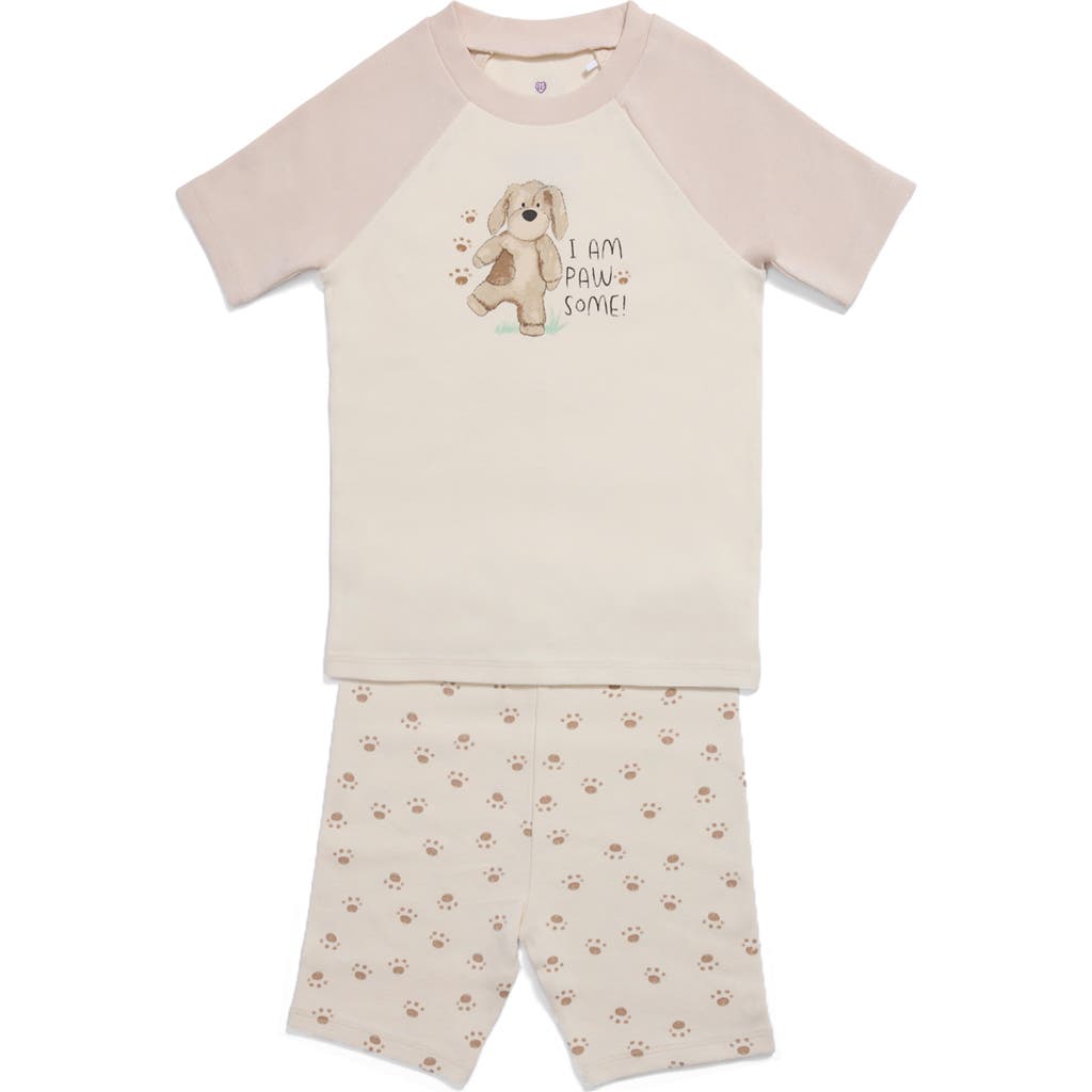 Warmies Puppy Shorties Pj Set In Neutral