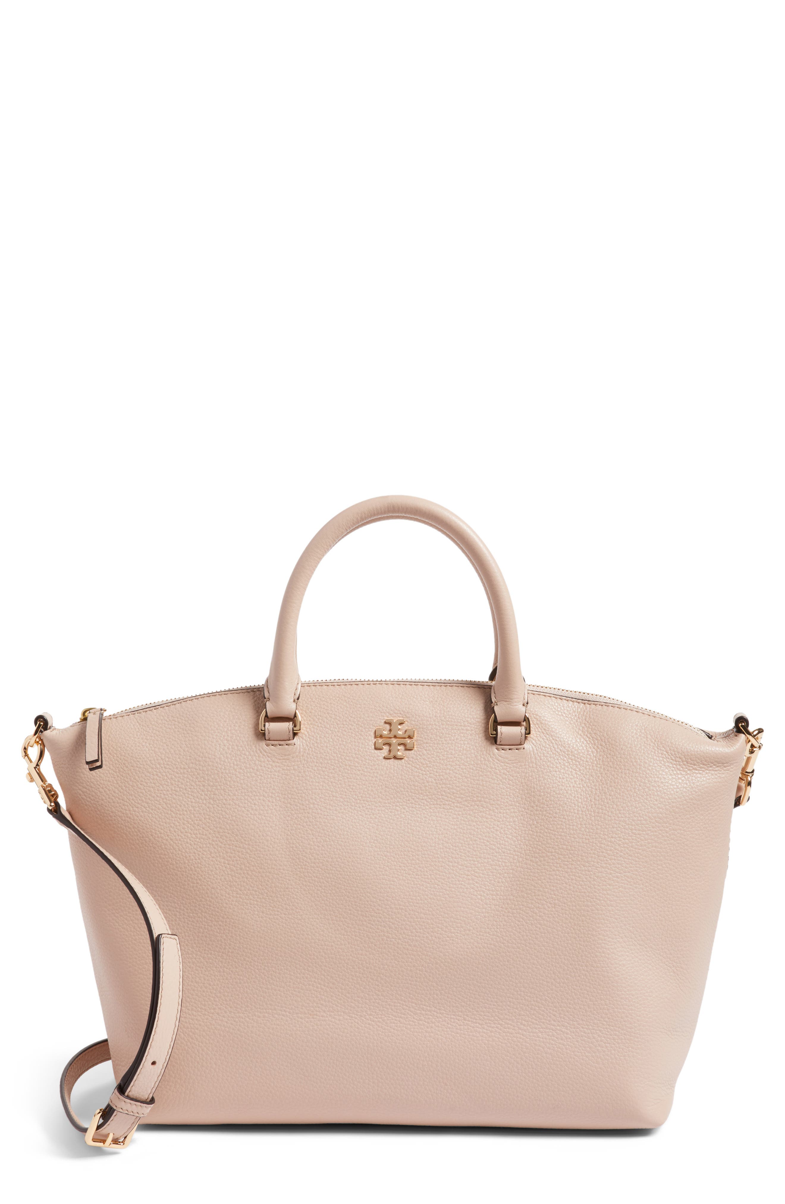 Tory Burch Frida Leather Satchel, Main, color, 