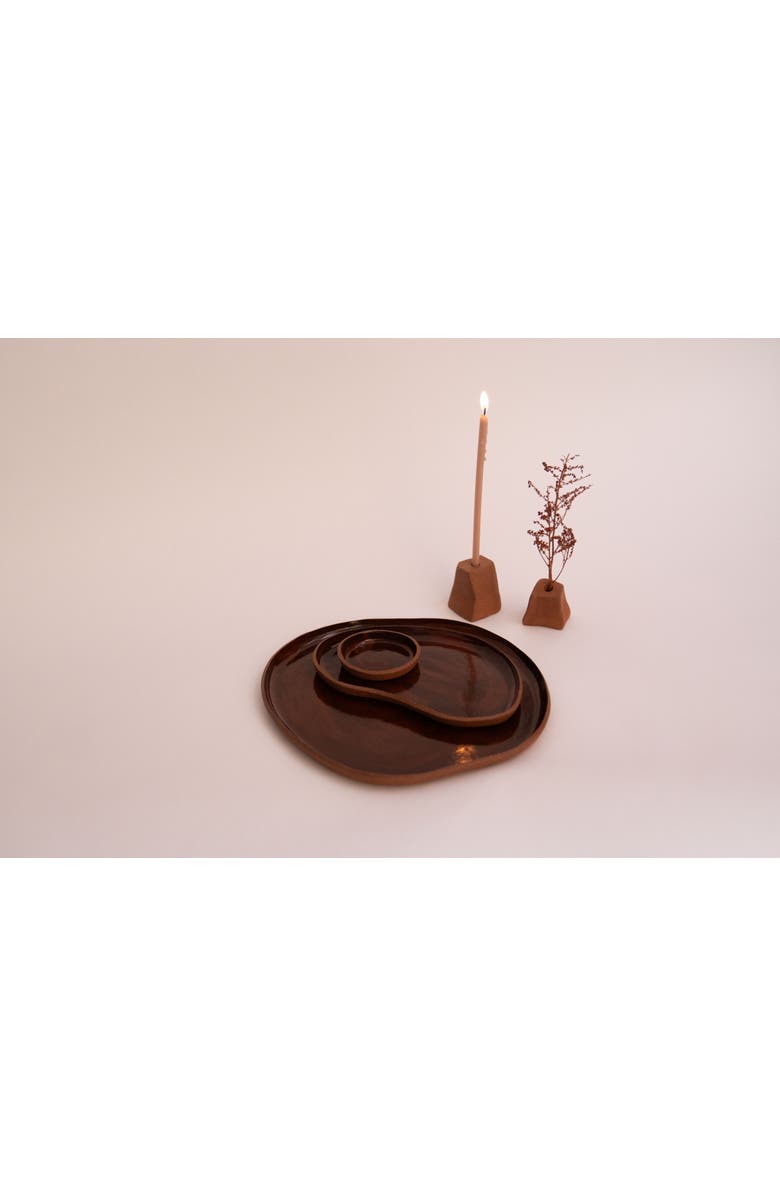 Dune Brooklyn Contour Dish, Alternate, color, Gossamer