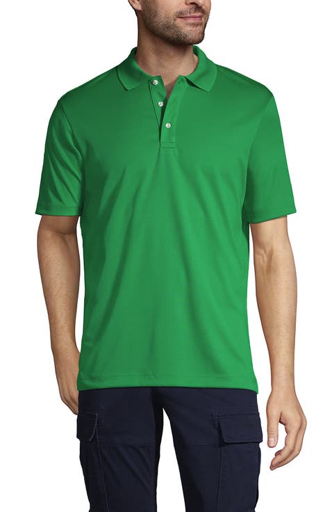 Short Sleeve Solid Active Polo Shirt