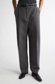 TOTEME Pleated Straight Leg Pants