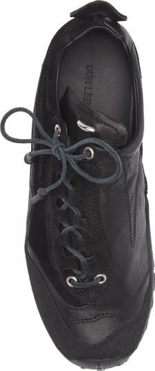 【OUR LEGACY】Gabe Sneakers Black Our Legacy - Gabe Stealth Black Leather
