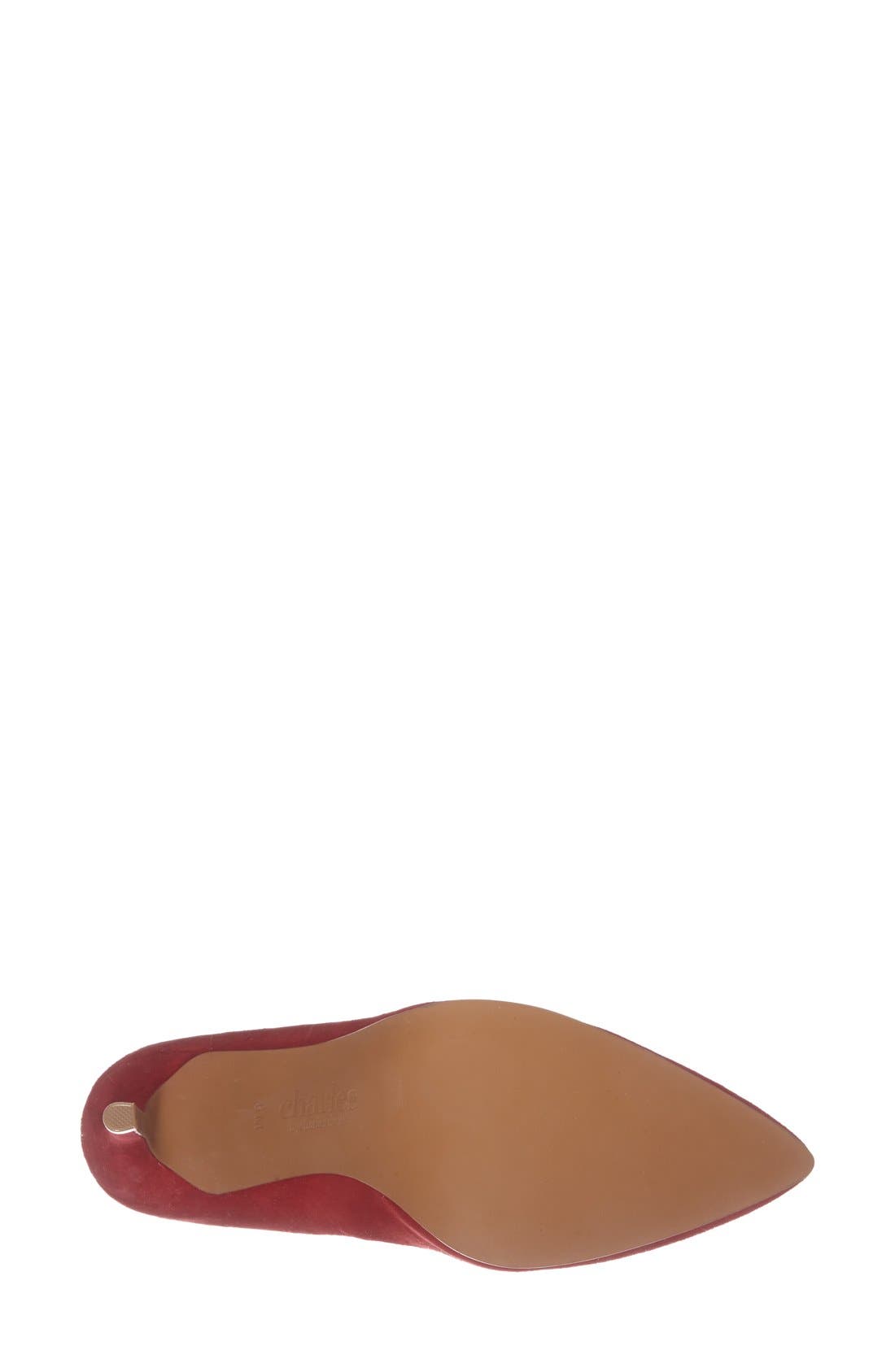 'Pact' Pump, Alternate, color, CHERRY SUEDE