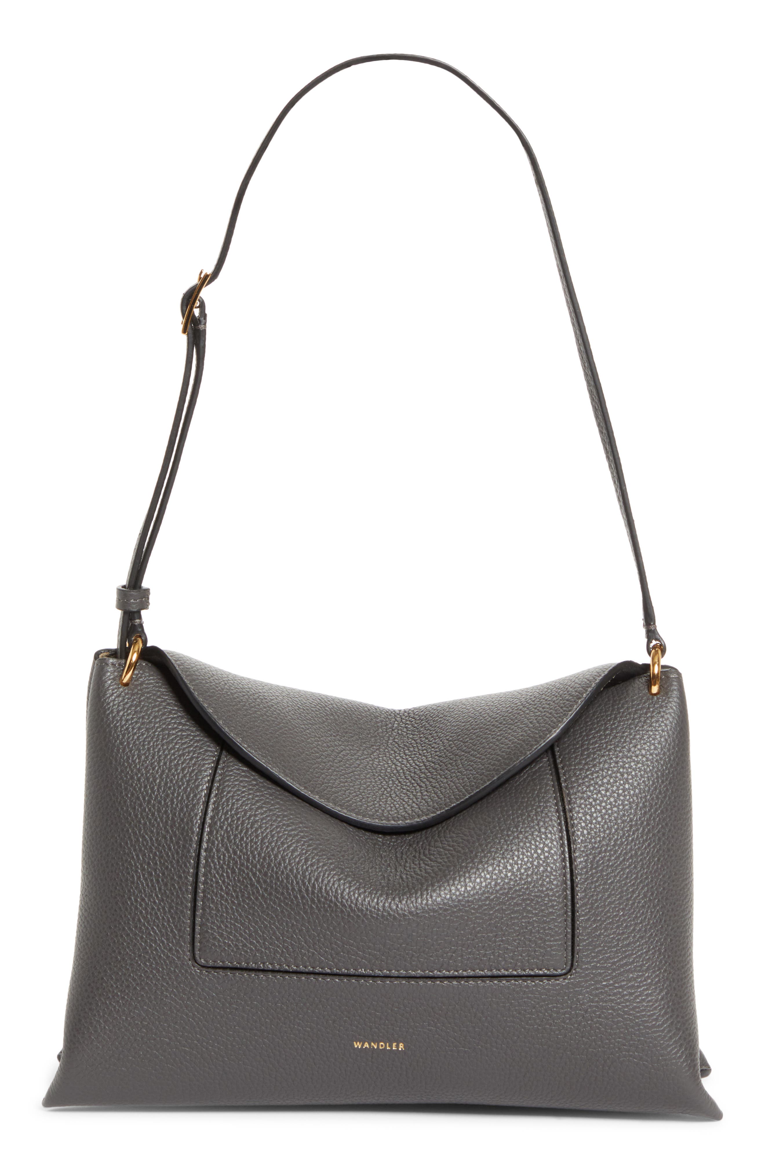 Wandler Penelope Leather Shoulder Bag, Main, color, 