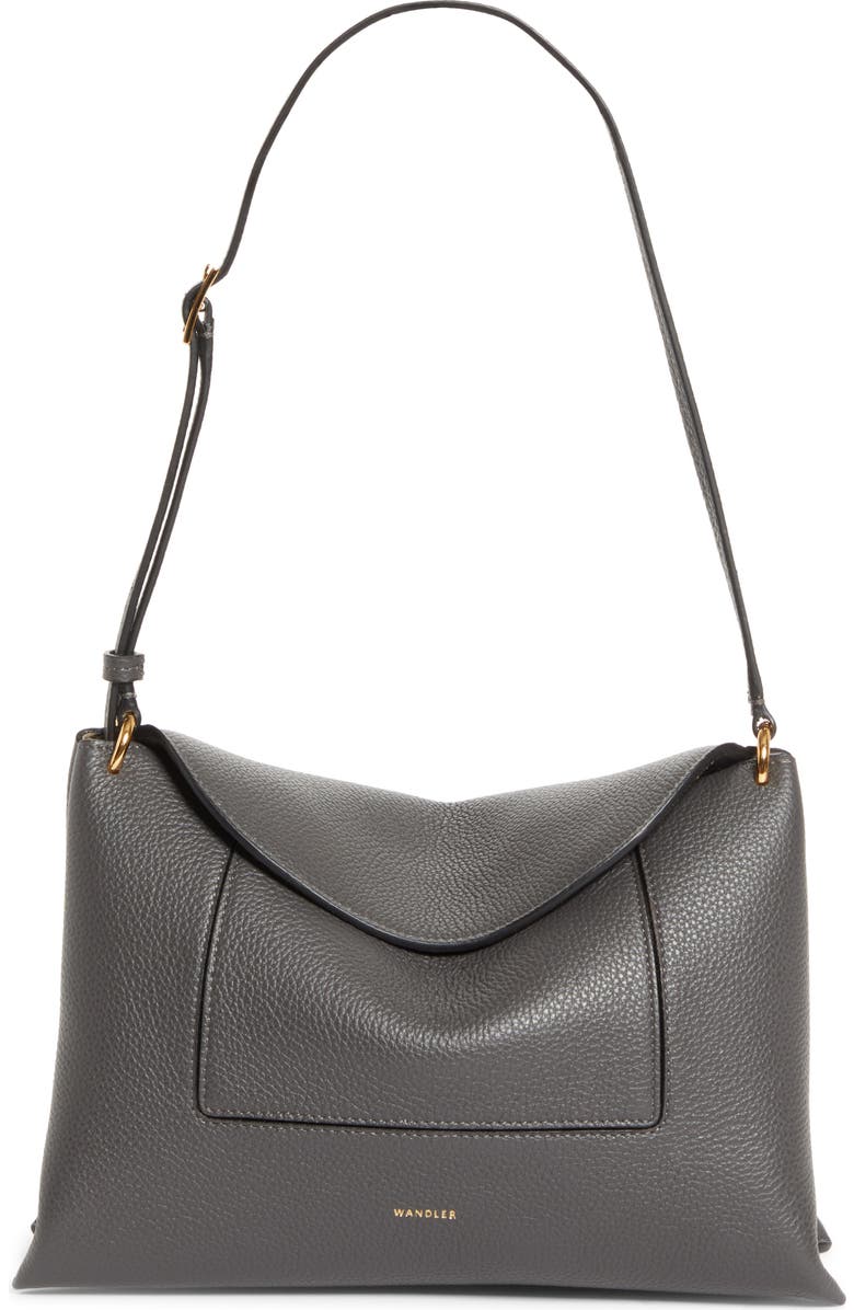 Wandler Penelope Leather Shoulder Bag, Main, color,