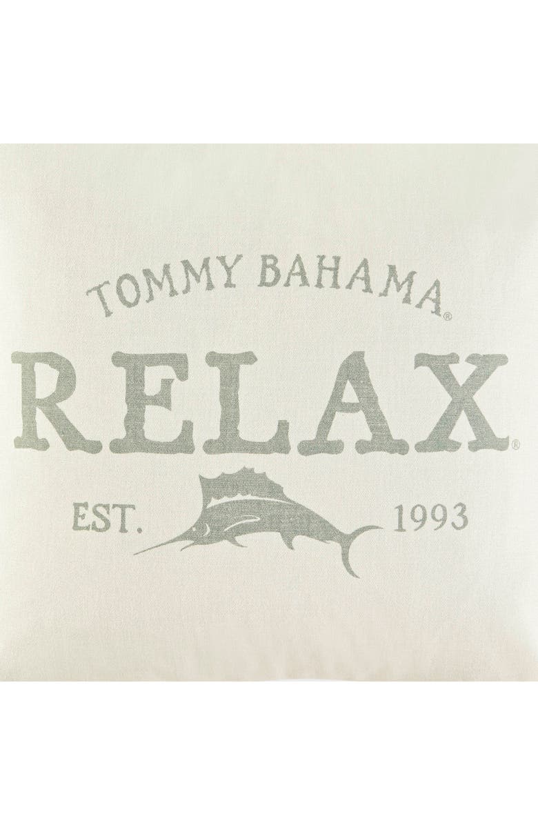 Tommy Bahama Relax Cotton Throw Pillow, Alternate, color, Grey