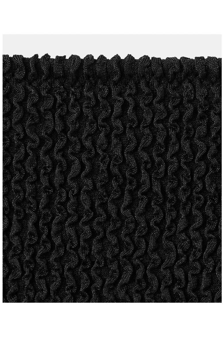 Textured One-Piece Swimsuit, Alternate, color, BLACK