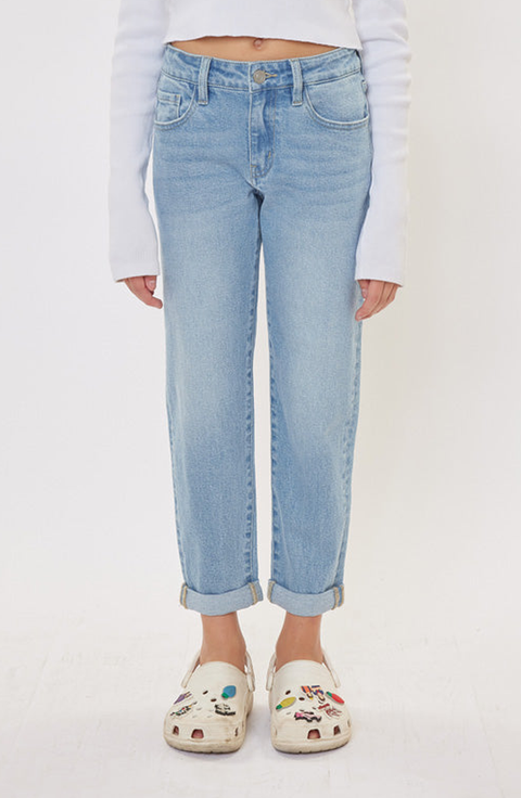 Halo Mid Rise Mom Jeans