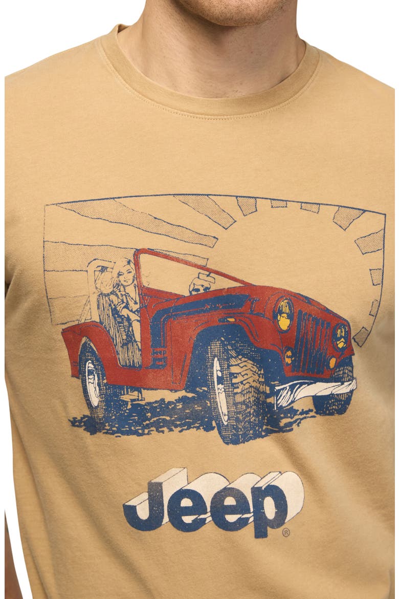 Jeep Drawing Cotton Graphic T-Shirt, Alternate, color, INCENSE