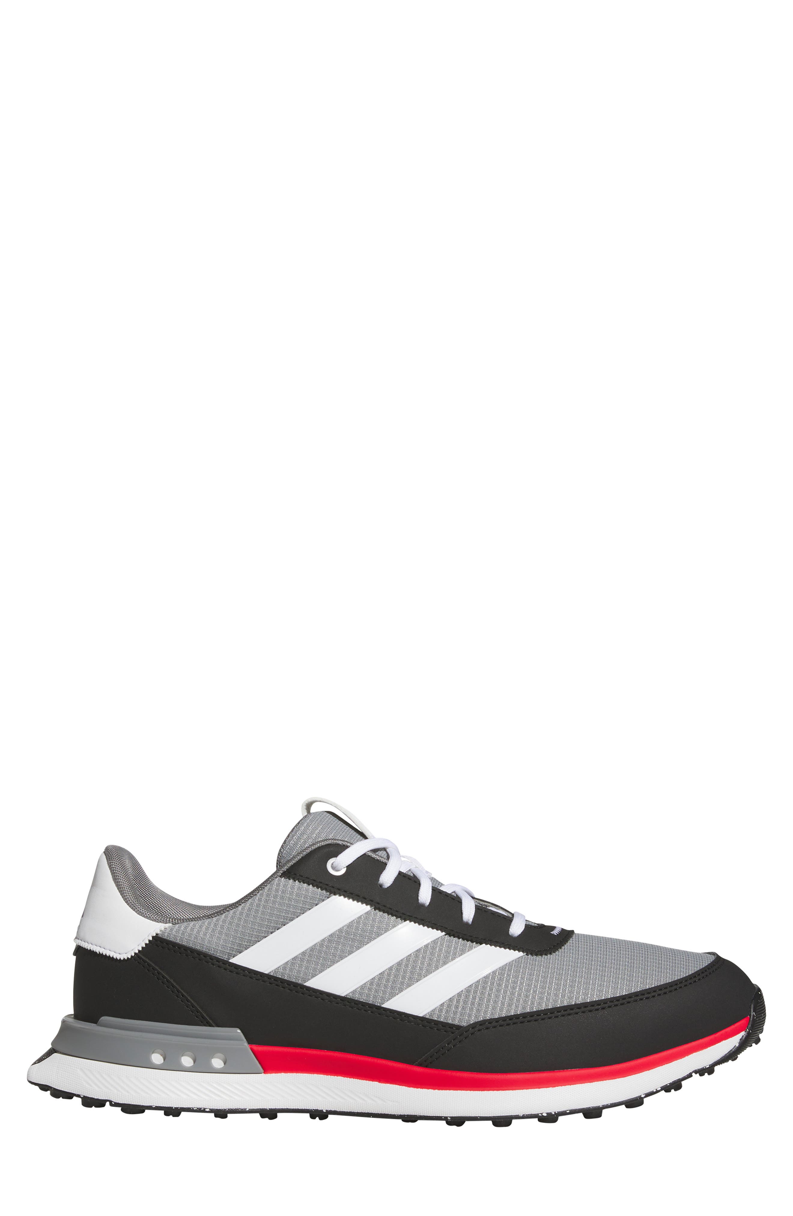 adidas Golf S2G 24 Waterproof Spikeless Golf Shoe, Alternate, color, Grey/ White/ Core Black