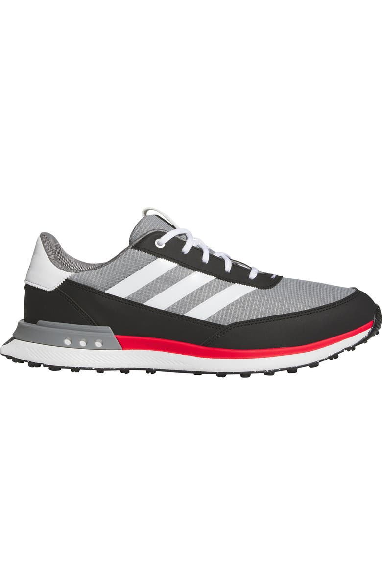 adidas Golf S2G 24 Waterproof Spikeless Golf Shoe, Alternate, color, Grey/ White/ Core Black