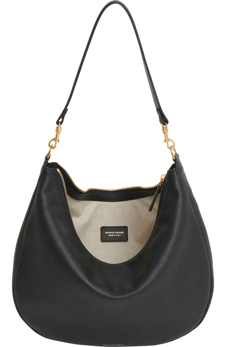 Mansur Gavriel Swing Leather Hobo Bag, Alternate, color,