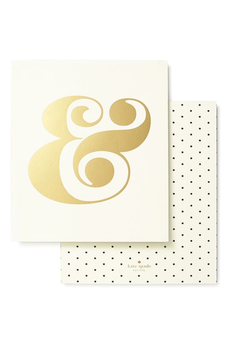 'ampersand' wall art, Main, color, YELLOW