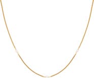 Astrid & Miyu Navette Crystal Necklace