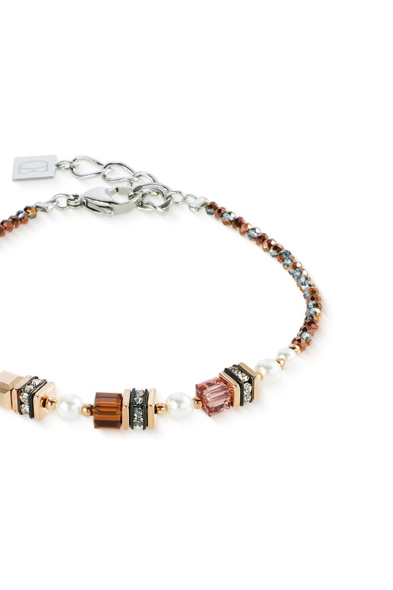 Princess Earth Glow  Bracelet, Alternate, color, Rose Gold - Brown