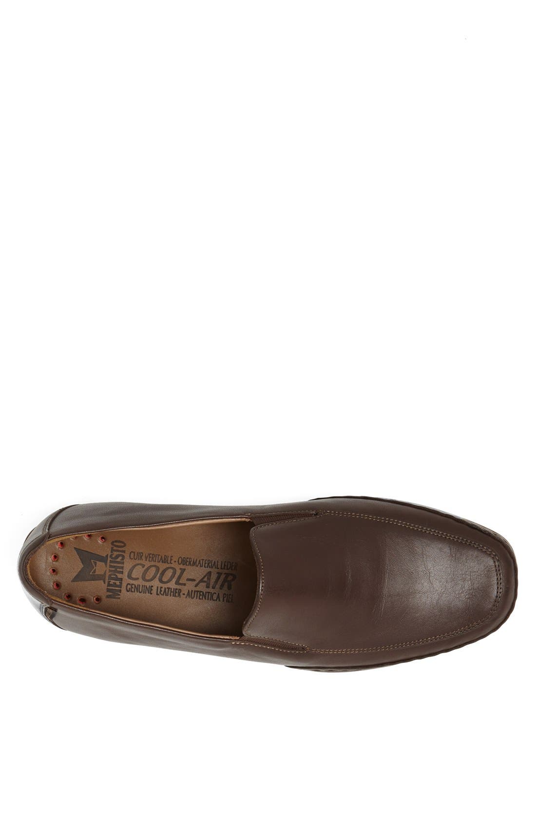 Mephisto Edlef Slip-On, Alternate, color, Dark Brown Smooth Leather