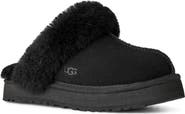 UGG® Kids' Disquette Genuine Shearling Trim Slipper